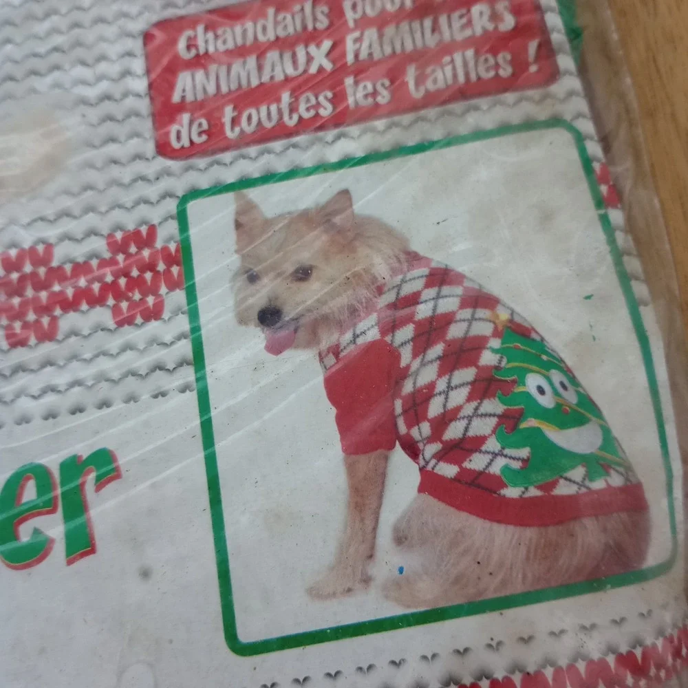 Rubies 580168 Ugly Sweater Christmas‎ Tree Pet Shop Dog Costume Size Small